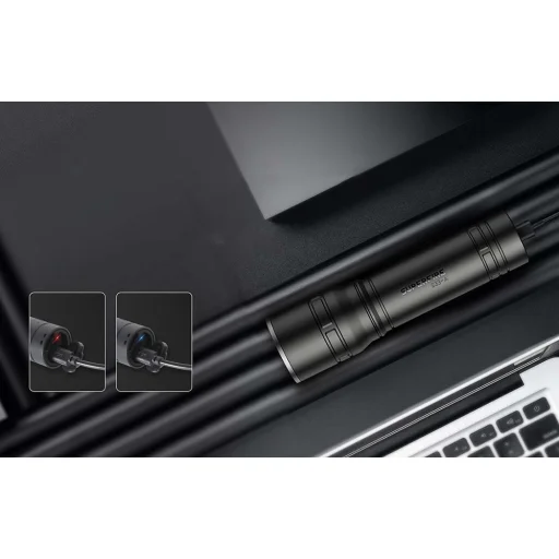 Zseblámpa Superfire S33-A, USB (fekete) - 3