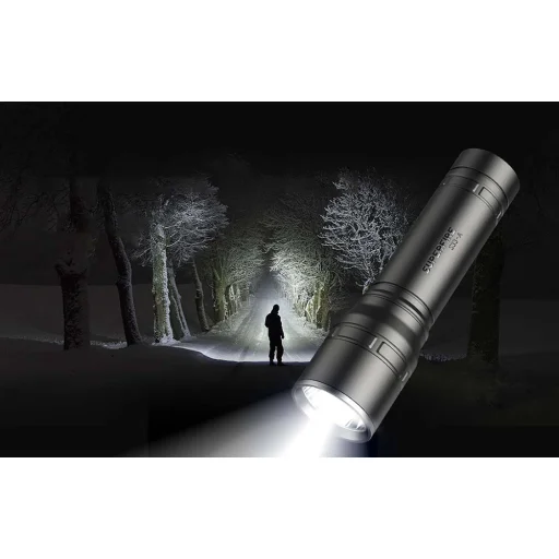 Zseblámpa Superfire S33-A, USB (fekete) - 4