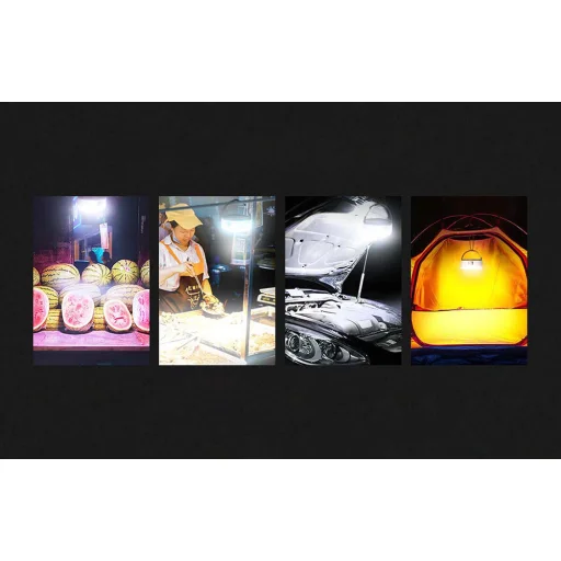 Superfire kemping lámpa T25, 400lm, USB - 3