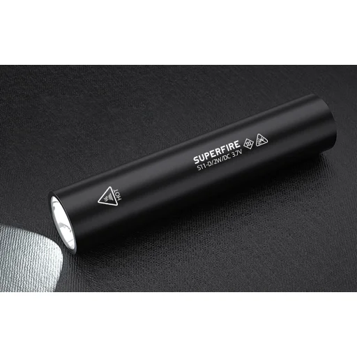 Superfire S11-D, zseblámpa, 135lm, USB - 4