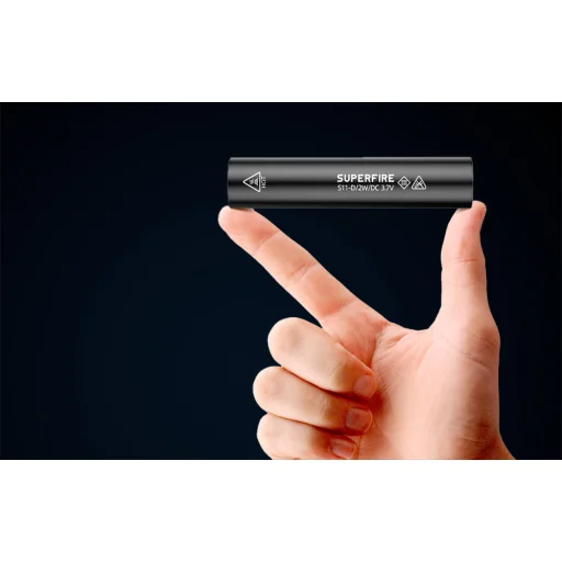 Superfire S11-D, zseblámpa, 135lm, USB - 7