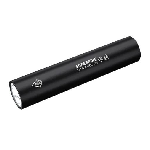 Superfire S11-D, zseblámpa, 135lm, USB - 1