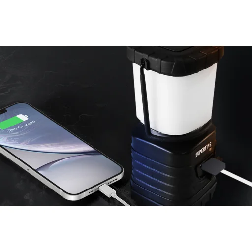 Superfire kemping lámpa T30, 600lm, USB - 4