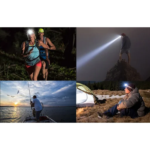 Superfire HL52 fejlámpa, 200lm, USB - 9