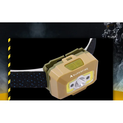 Superfire X30 zseblámpa érintésmentes kapcsolóval, 340lm, USB - 7