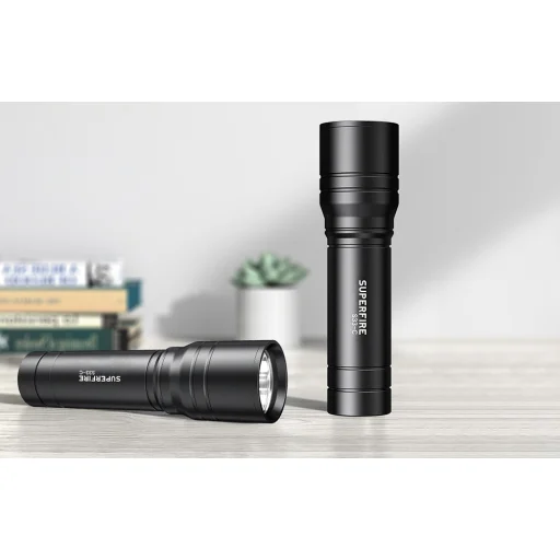 Superfire S33-C, zseblámpa, 210lm, USB - 4