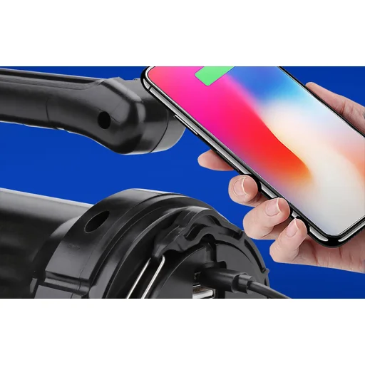 Superfire M9-E keresőlámpa, 900lm, USB, - 6