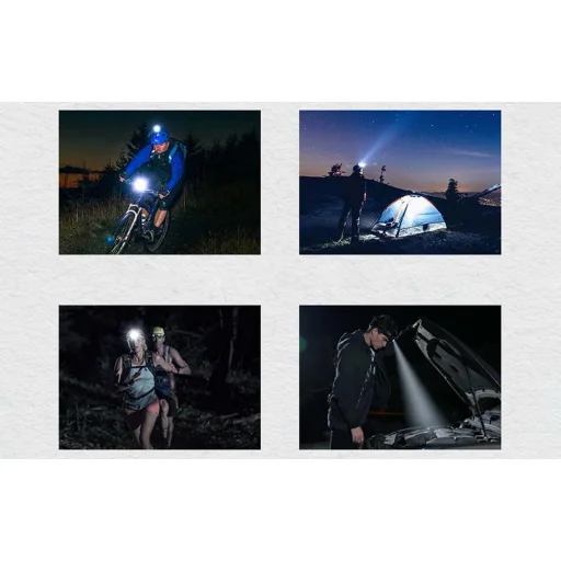 Superfire HL55 fejlámpa, 150lm, USB-C - 6