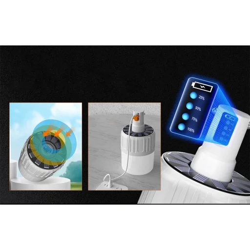 Solar kempinglámpa Superfire T26-S, 500lm - 5