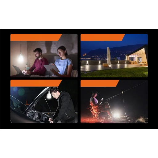 Solar kempinglámpa Superfire T26-S, 500lm - 7