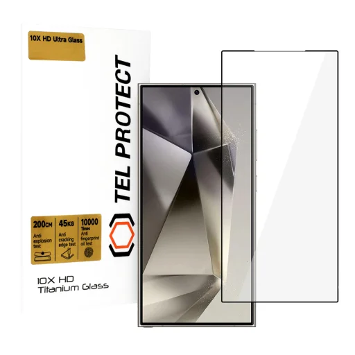 Tel Protect 10X HD Titanium Samsung Galaxy S24 Ultra üvegfólia - 1