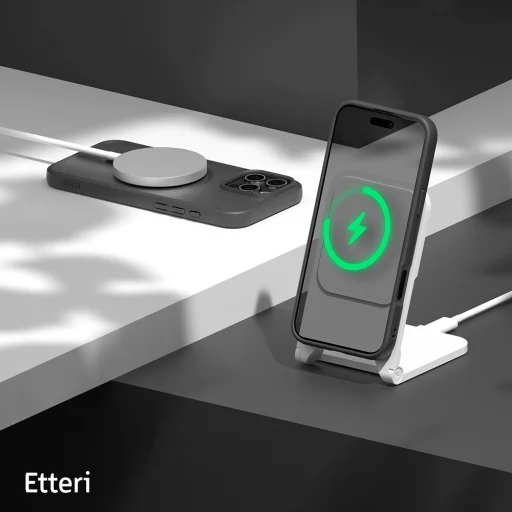 Etteri Matt mágneses tok iPhone 16 Pro 6,3" fekete tok - 8