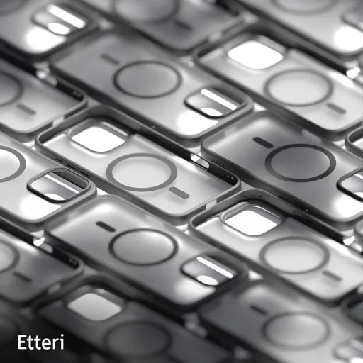 Etteri Matt mágneses tok iPhone 16 Pro 6,3" fekete tok - 10