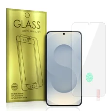 Tvrdené sklo Zlaté Samsung Galaxy S25 Plus ochranná fólia (s odomykaním odtlačkom prsta)