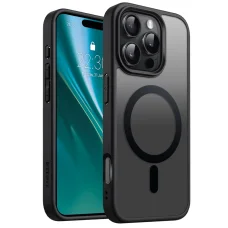  Etteri matt mágneses tok iPhone 16 Pro Max 6,9"-hez fekete tok