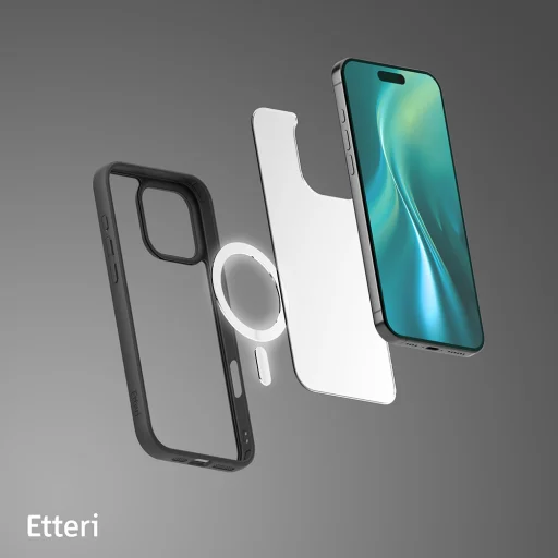  Etteri matt mágneses tok iPhone 16 Pro Max 6,9"-hez fekete tok - 9