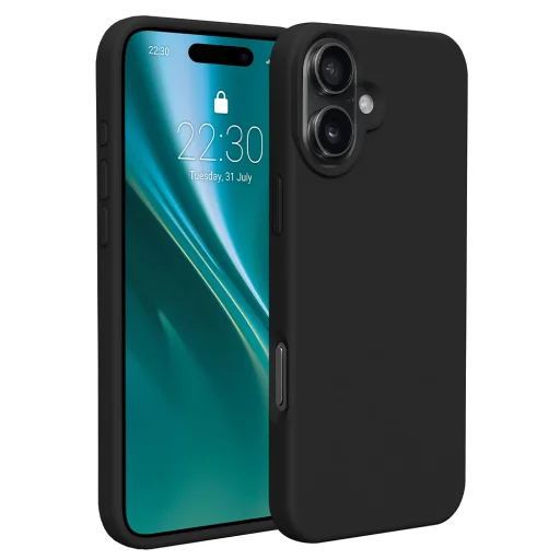 Etteri szilikon tok iPhone 16 Plus 6,7 hüvelyk fekete tok - 1