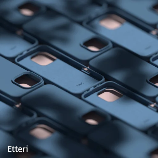 Etteri szilikon tok iPhone 16 Pro Max 6,9" sötétkék tok - 8