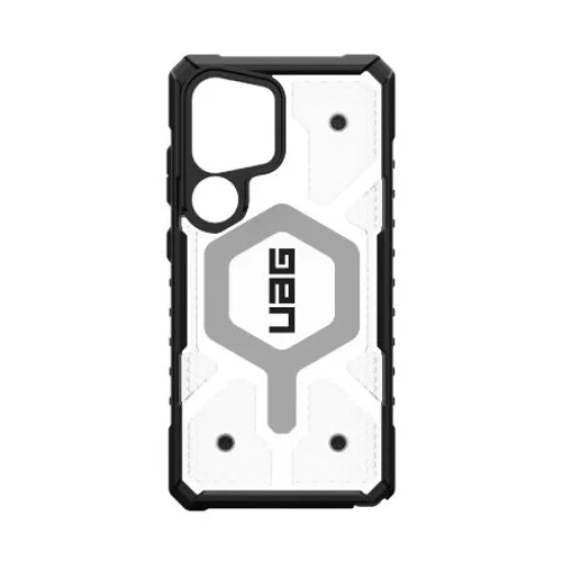 UAG Pathfinder Clear Magnet MagSafe tok Samsung Galaxy S25 Ultra 5G-hez - Átlátszó-Szürke - 1