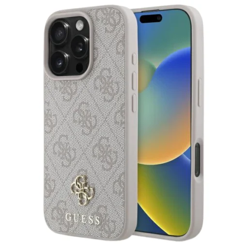  iPhone 16 Pro Max Rózsaszín Guess 4G Small Classic MagSafe fliptok - 10