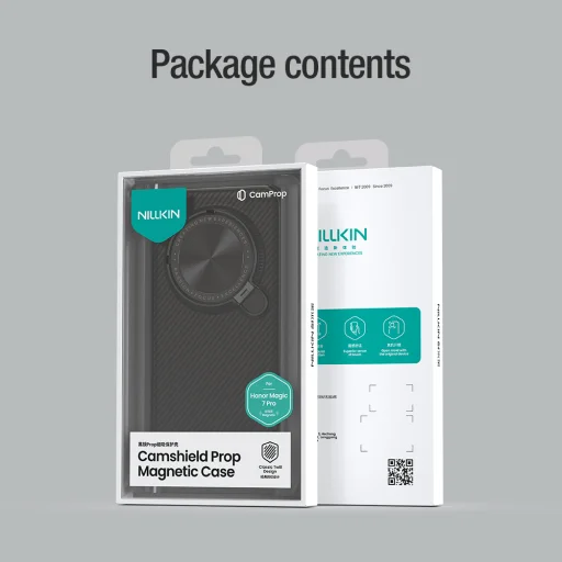  Honor Magic 7 Pro fekete Nillkin CamShield Pro mágneses tok - 11