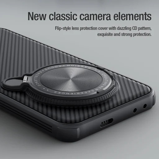  Honor Magic 7 Pro fekete Nillkin CamShield Pro mágneses tok - 6