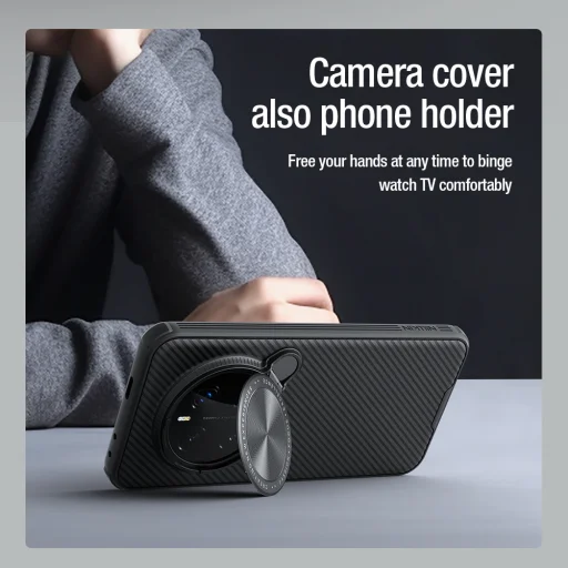  Honor Magic 7 Pro fekete Nillkin CamShield Pro mágneses tok - 7