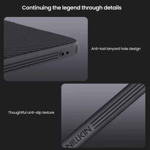 Nillkin CamShield PRO Mágneses Kemény Tok Samsung Galaxy S25 Fekete - 7