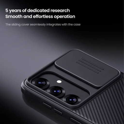 Nillkin CamShield PRO Hard tok Samsung Galaxy S25+ készülékhez, sötétzöld - 3