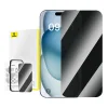 Baseus Superior iPhone 15 privát üvegfólia + tisztítókészlet és EasyStick applikátor üvegfólia thumbnail