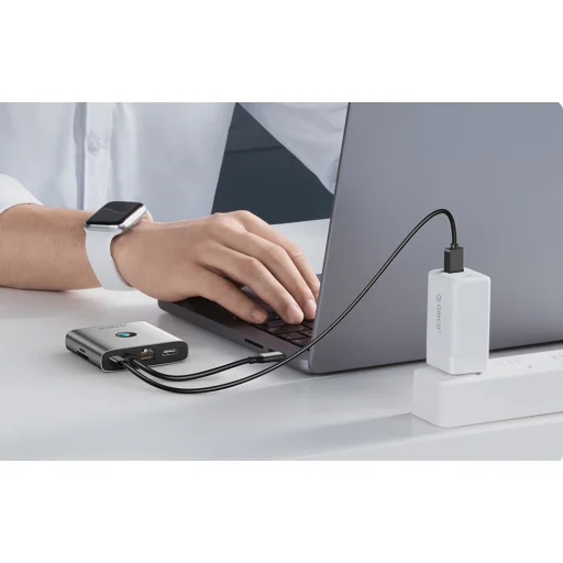 USB Hub 6 az 1-ben HDMI, 2xUSB-A 3.0, USB-C, 100W PD - 3