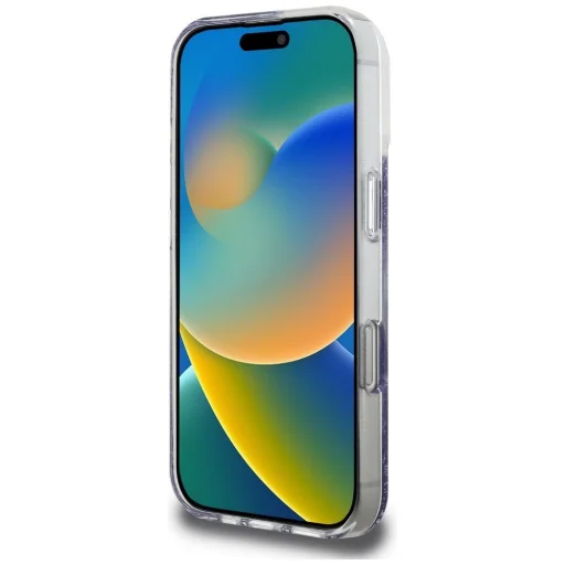  iPhone 16 Pro Max GUESS tok kompatibilis MagSafe-fel GUHMP16XRGRGEU (gyanta aljú csillogó) lila tok - 5