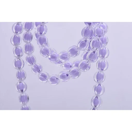 SZÍNES telefon medál / zsinór hossza 120 cm (60 cm a hurkokban) / nyakban hordható - lila - 2