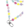 SZÍNES telefontartó medál / zsinór hossza 120 cm (60 cm hurokban) / nyakra - többszínű thumbnail