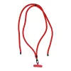 SWING (8mm) telefontartó állítható hosszúsággal / zsinór hossza 165 cm (max 82,5 cm a hurkon) / vállon vagy nyakon - piros thumbnail