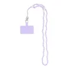 CRYSTAL DIAMOND medál telefonhoz / zsinór hossza 74 cm (37 cm a hurokban) / nyakba - lila thumbnail