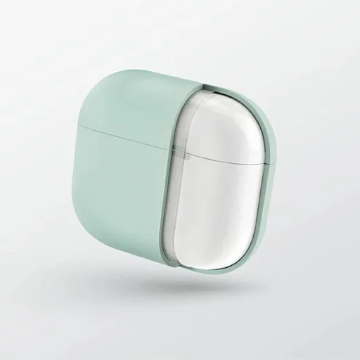 Uniq Lino Szilikon tok AirPods 3-hoz - szürke - 4