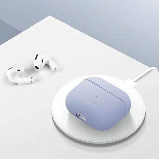 Uniq Lino Szilikon tok AirPods 3-hoz - szürke - 6