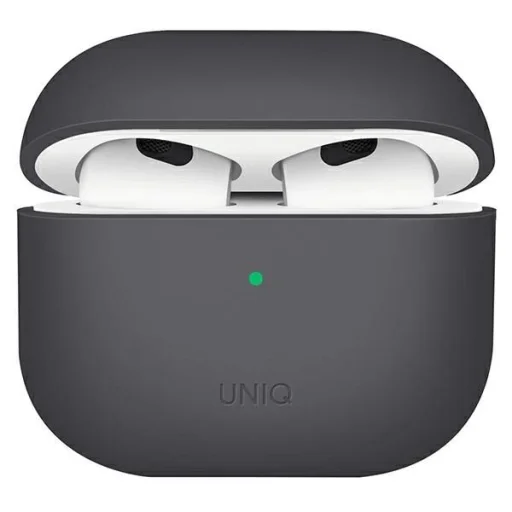 Uniq Lino Szilikon tok AirPods 3-hoz - szürke - 1