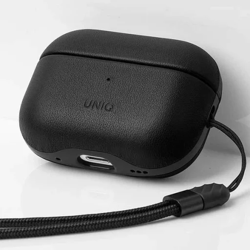 Uniq Terra Valódi Bőrtok AirPods Pro 2 - fekete - 2