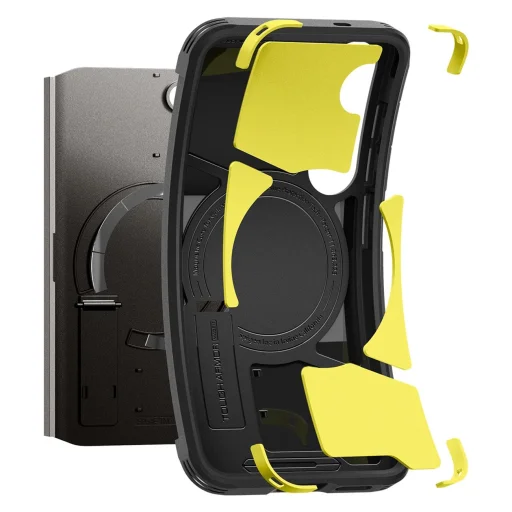  Samsung Galaxy S25+ fekete Spigen Tough Armor MagSafe tok - 14