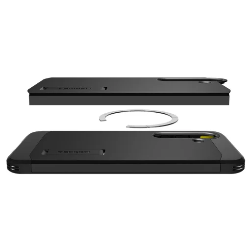  Samsung Galaxy S25+ fekete Spigen Tough Armor MagSafe tok - 15
