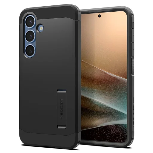  Samsung Galaxy S25+ fekete Spigen Tough Armor MagSafe tok - 1