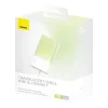 Baseus Popsicle 5200mAh 20W Powerbank beépített Lightning kábellel (+ Fehér Baseus Simple USB-C - USB-C 60W/20V/3A/30cm kábel) - Fehér-Zöld thumbnail