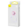 Baseus Bright Mirror 2 visszahúzható 3 az 1-ben kábel USB Type A - micro USB + Lightning + USB Type C 66W 1.1m lila (CAMJ010105) thumbnail