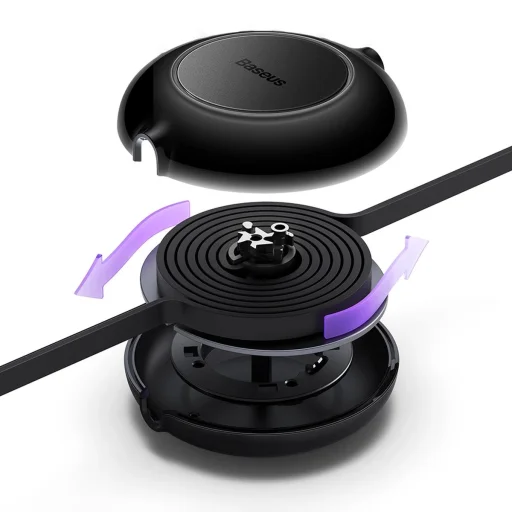 Baseus Bright Mirror 2 visszahúzható 3 az 1-ben kábel USB Type A - micro USB + Lightning + USB Type C 66W 1.1m lila (CAMJ010105) - 14