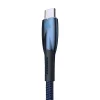 Baseus Glimmer Sorozatú gyorstöltő kábel USB-A - USB-C 100W 480Mbps 1m kék thumbnail