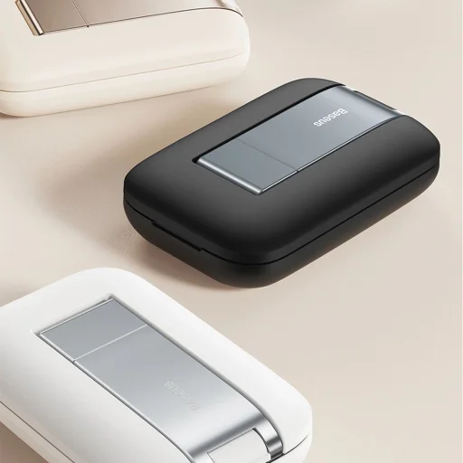 Baseus Folding asztali telefontartó állvány fekete - 12