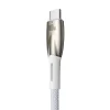 Baseus Glimmer sorozatú gyorstöltő kábel USB-A - USB-C 100W 480Mbps 1m fehér thumbnail