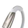 Baseus Glimmer sorozatú gyorstöltő kábel USB-A - USB-C 100W 480Mbps 1m fehér thumbnail